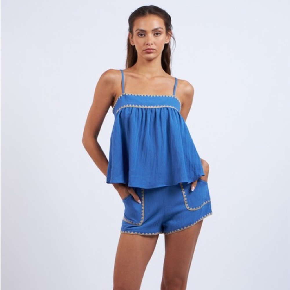 Top and shorts set